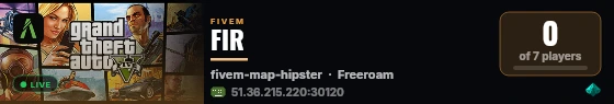 FIR live status badge