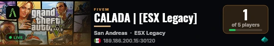 CALADA | [ESX Legacy] live status badge