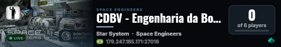 CDBV - Engenharia da Boa Vontade live status badge