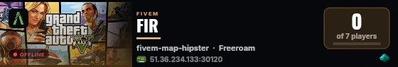 FIR live status badge
