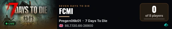FCMI live status badge