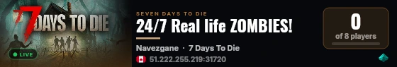 24/7 Real life ZOMBIES! live status badge