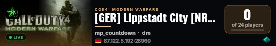 [GER] Lippstadt City [NRW] live status badge