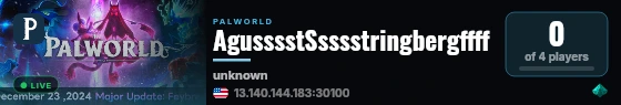 AgusssstSsssstringbergffff live status badge
