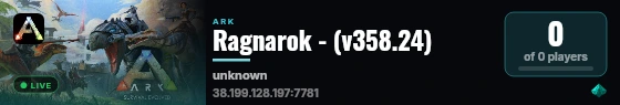 Ragnarok - (v358.24) live status badge