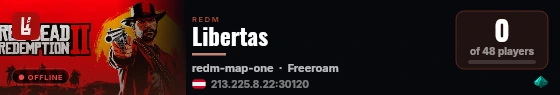 Libertas live status badge
