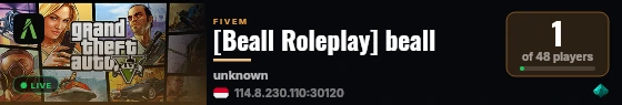 [Beall Roleplay] beall live status badge
