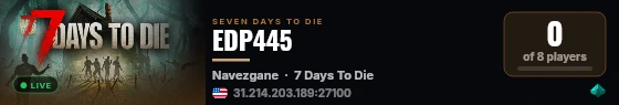 EDP445 live status badge