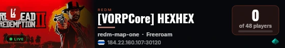 [VORPCore] HEXHEX live status badge