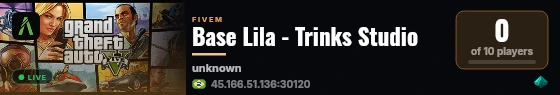 Base Lila - Trinks Studio live status badge