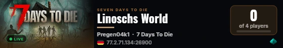 Linoschs World live status badge