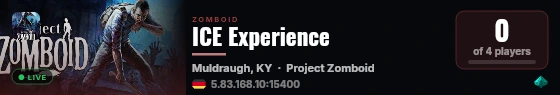 ICE Experience live status badge