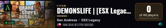 DEMONSLIFE | [ESX Legacy] live status badge