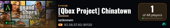 [Qbox Project] Chinatown live status badge