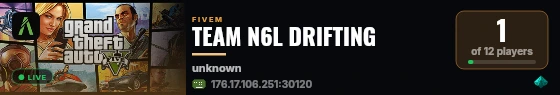 TEAM N6L DRIFTING  live status badge