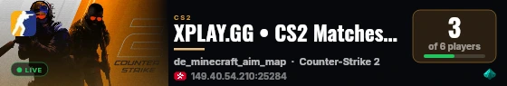 XPLAY.GG • CS2 Matches #683 live status badge
