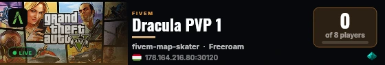 Dracula PVP 1 live status badge
