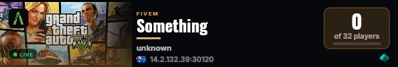 Something live status badge
