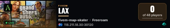 LAX live status badge