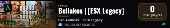 Bellakos | [ESX Legacy] live status badge