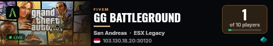 GG BATTLEGROUND live status badge