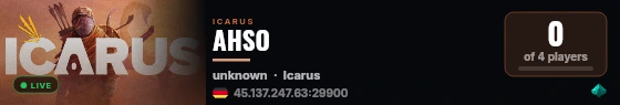 AHSO live status badge