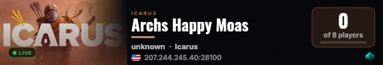 Archs Happy Moas live status badge