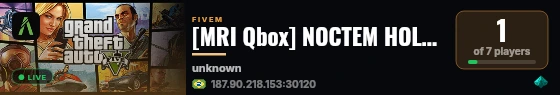 [MRI Qbox] NOCTEM HOLLOW live status badge