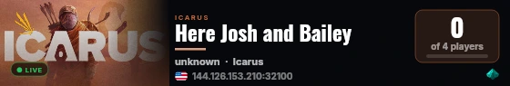 Here Josh and Bailey live status badge
