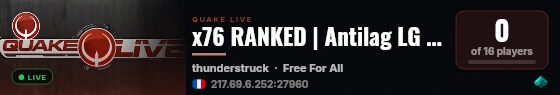 x76 RANKED | Antilag LG Duel EU #1 live status badge