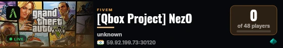 [Qbox Project] NezO live status badge