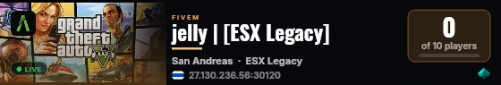 jelly | [ESX Legacy] live status badge