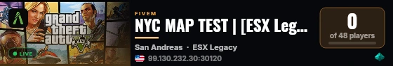 NYC MAP TEST | [ESX Legacy] live status badge