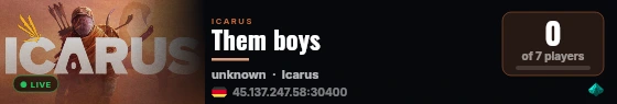 Them boys live status badge