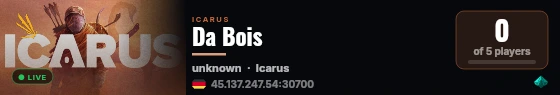 Da Bois live status badge
