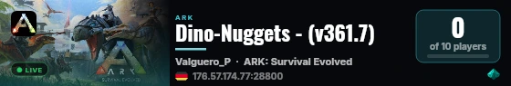 Dino-Nuggets - (v361.7) live status badge