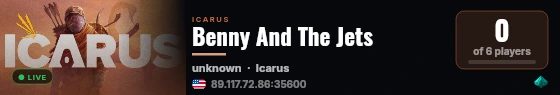 Benny And The Jets live status badge