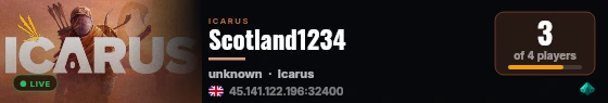 Scotland1234 live status badge