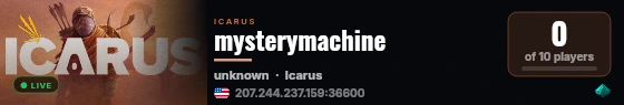 mysterymachine live status badge