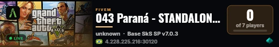 043 Paraná - STANDALONE Edition live status badge