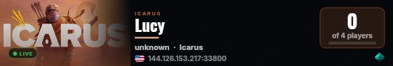 Lucy live status badge