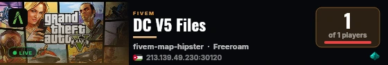 DC V5 Files live status badge