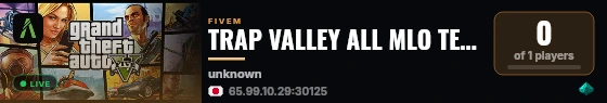 TRAP VALLEY ALL MLO TEST live status badge