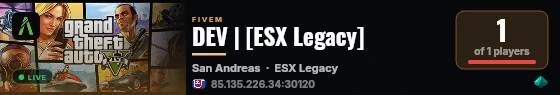 DEV | [ESX Legacy] live status badge
