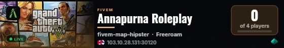Annapurna Roleplay live status badge