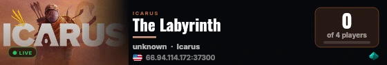 The Labyrinth live status badge
