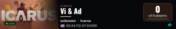 Vi & Ad live status badge
