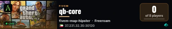 qb-core live status badge