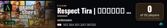 Respect Tira | ريسبكت تيرا live status badge