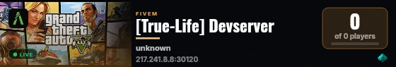[True-Life] Devserver live status badge